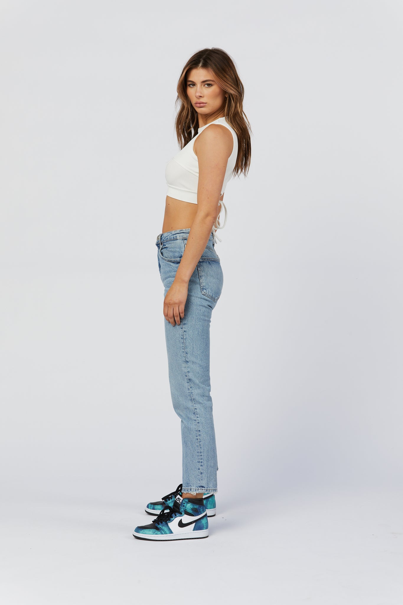 Cutout Top - White