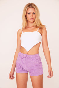 Terry Shorts - Lavender