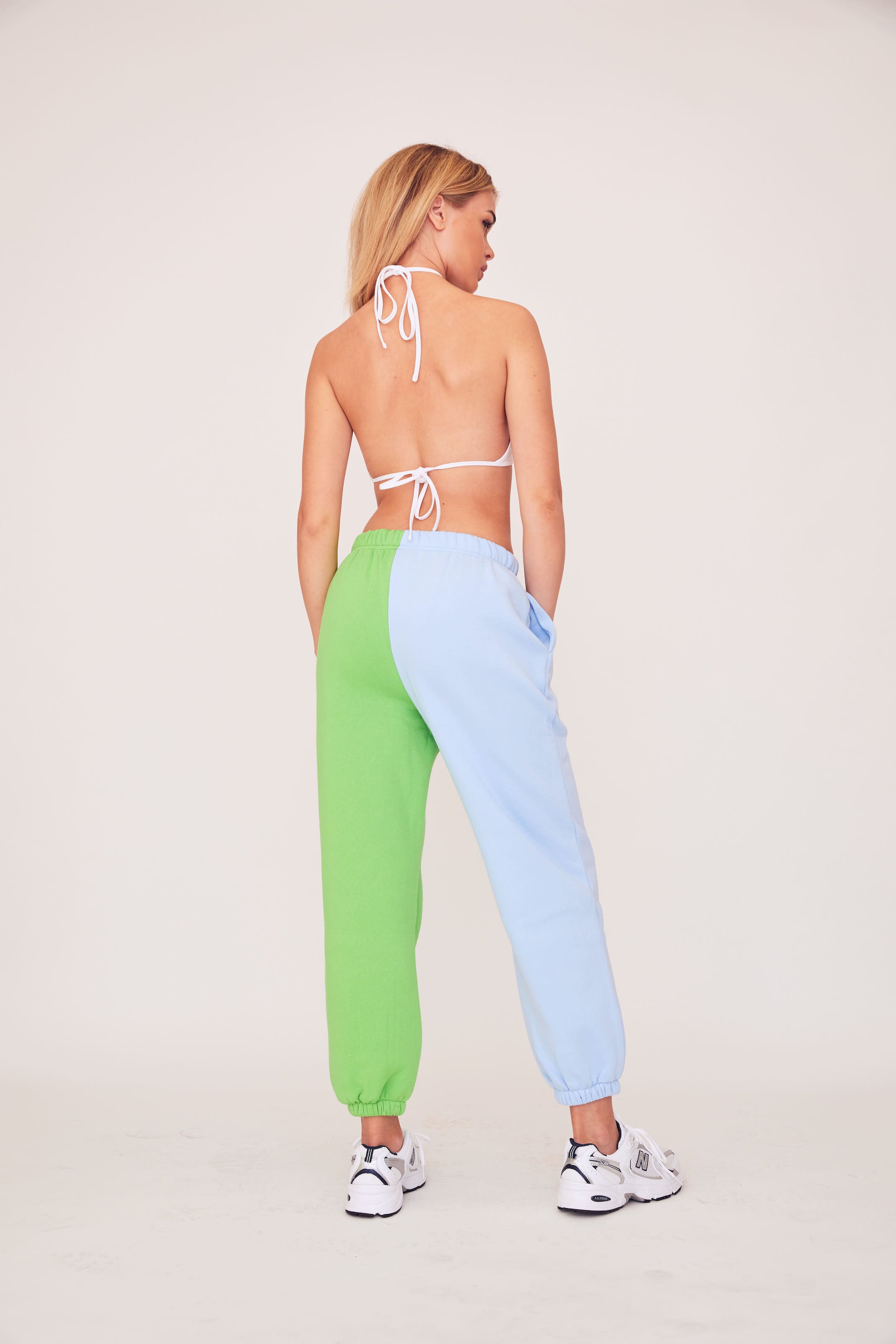 Two Tone Sweats - Blue/Green