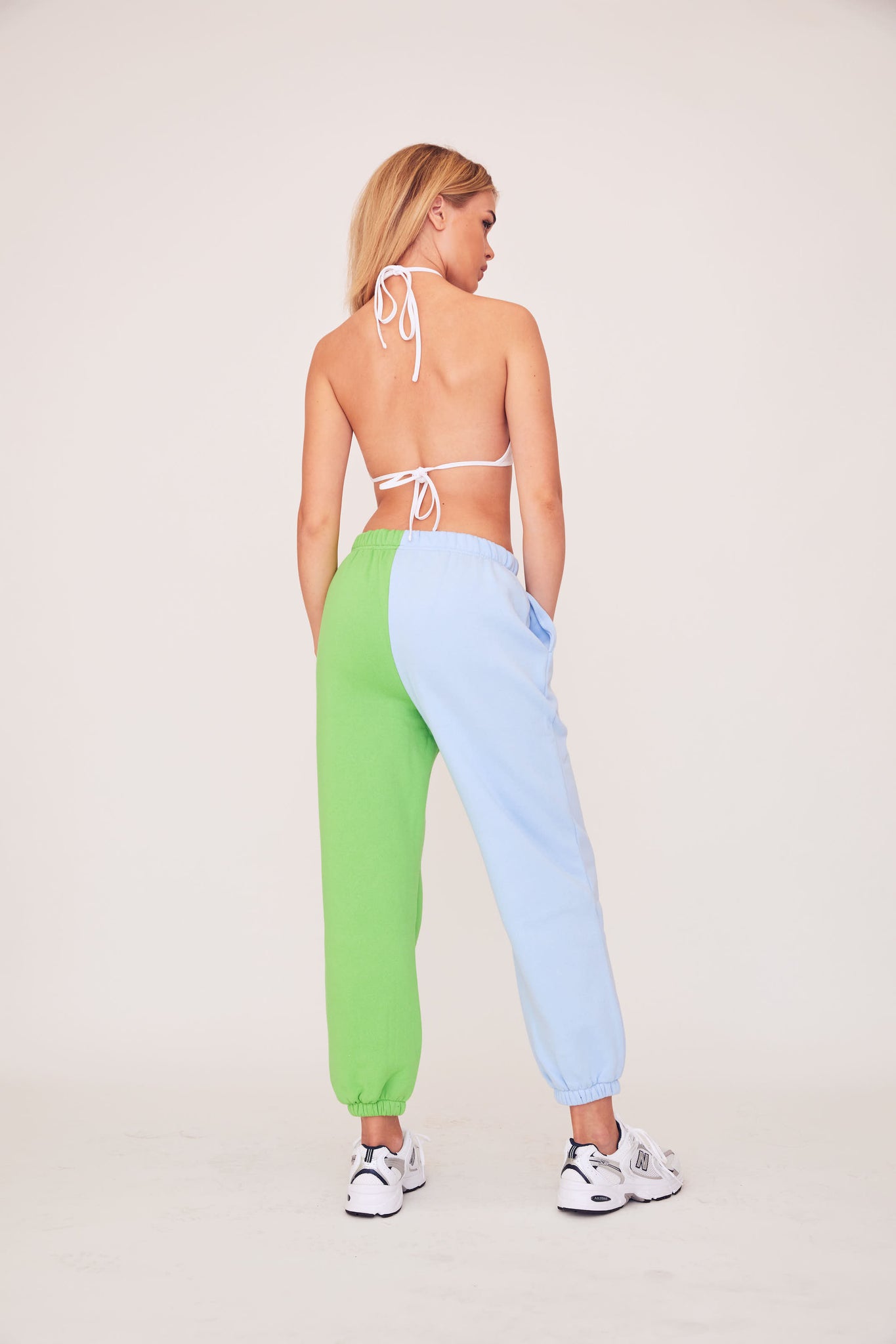 Two Tone Sweats - Blue/Green