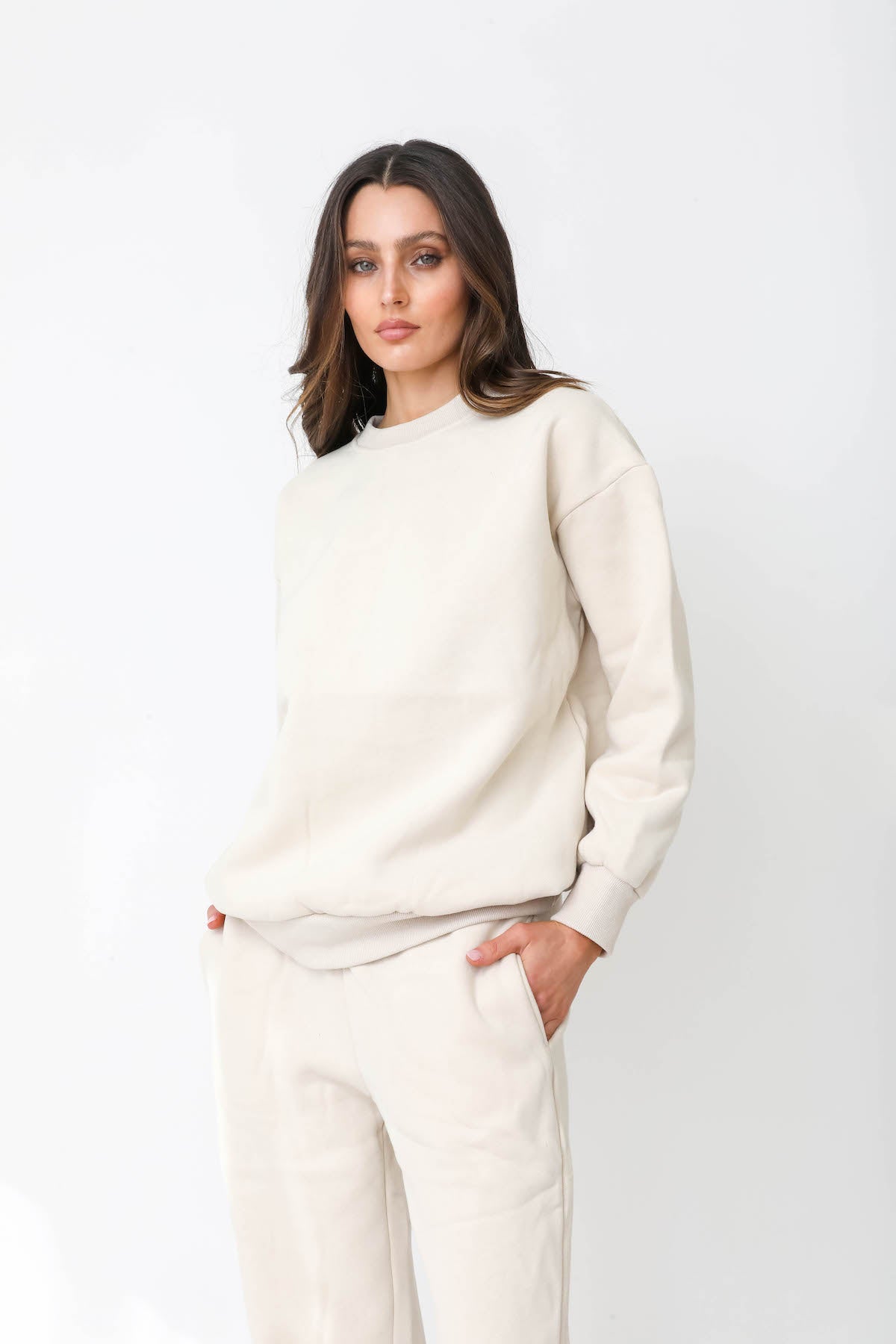 Oversized Sweater - Beige