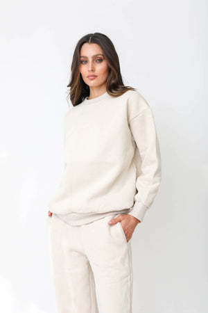 Oversized Sweater - Beige