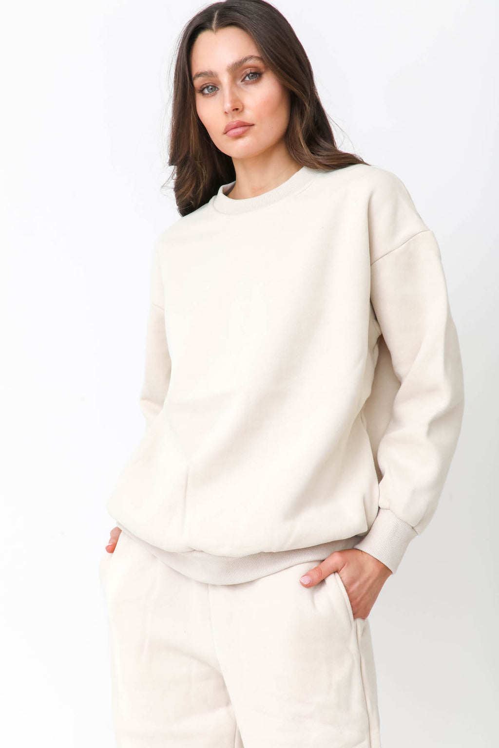 Oversized Sweater - Beige