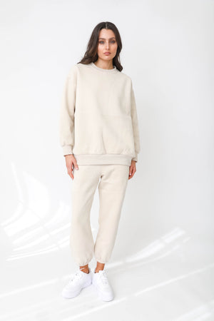Oversized Sweater - Beige