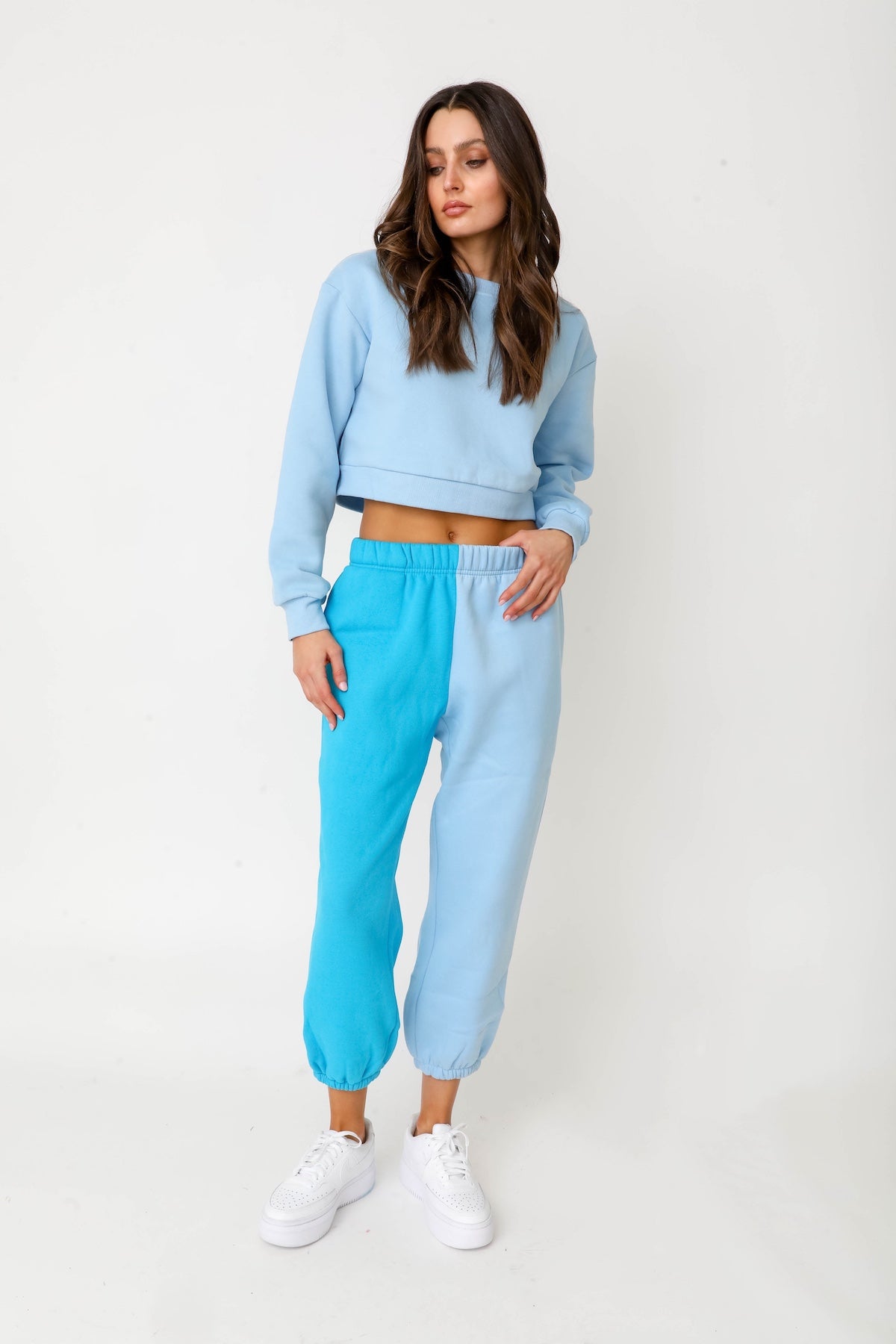 Two Tone Sweats - Blue