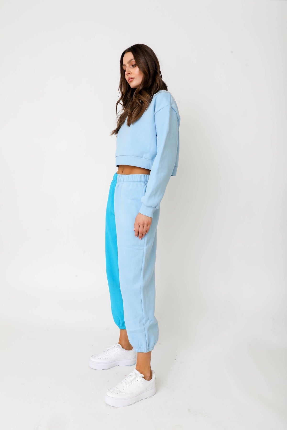 Two Tone Sweats - Blue