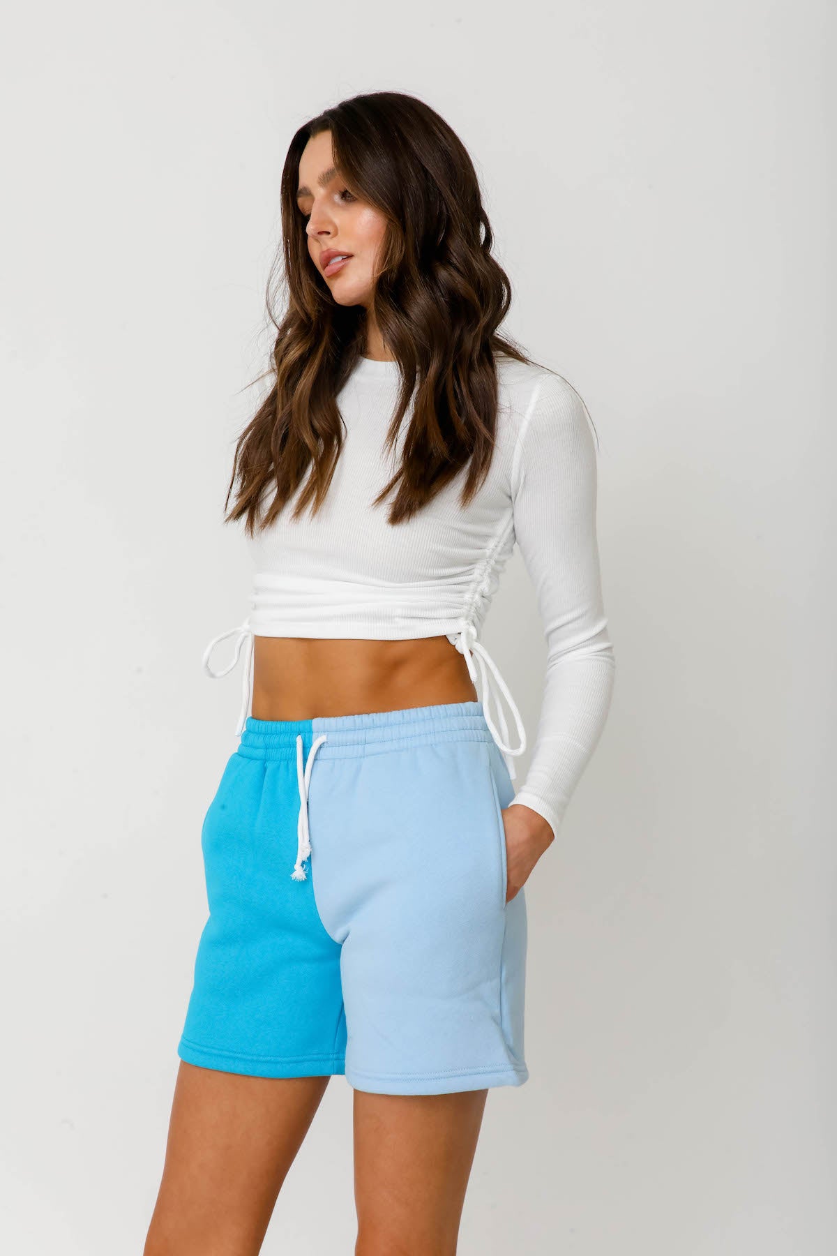 Two Tone Shorts - Blue/Blue