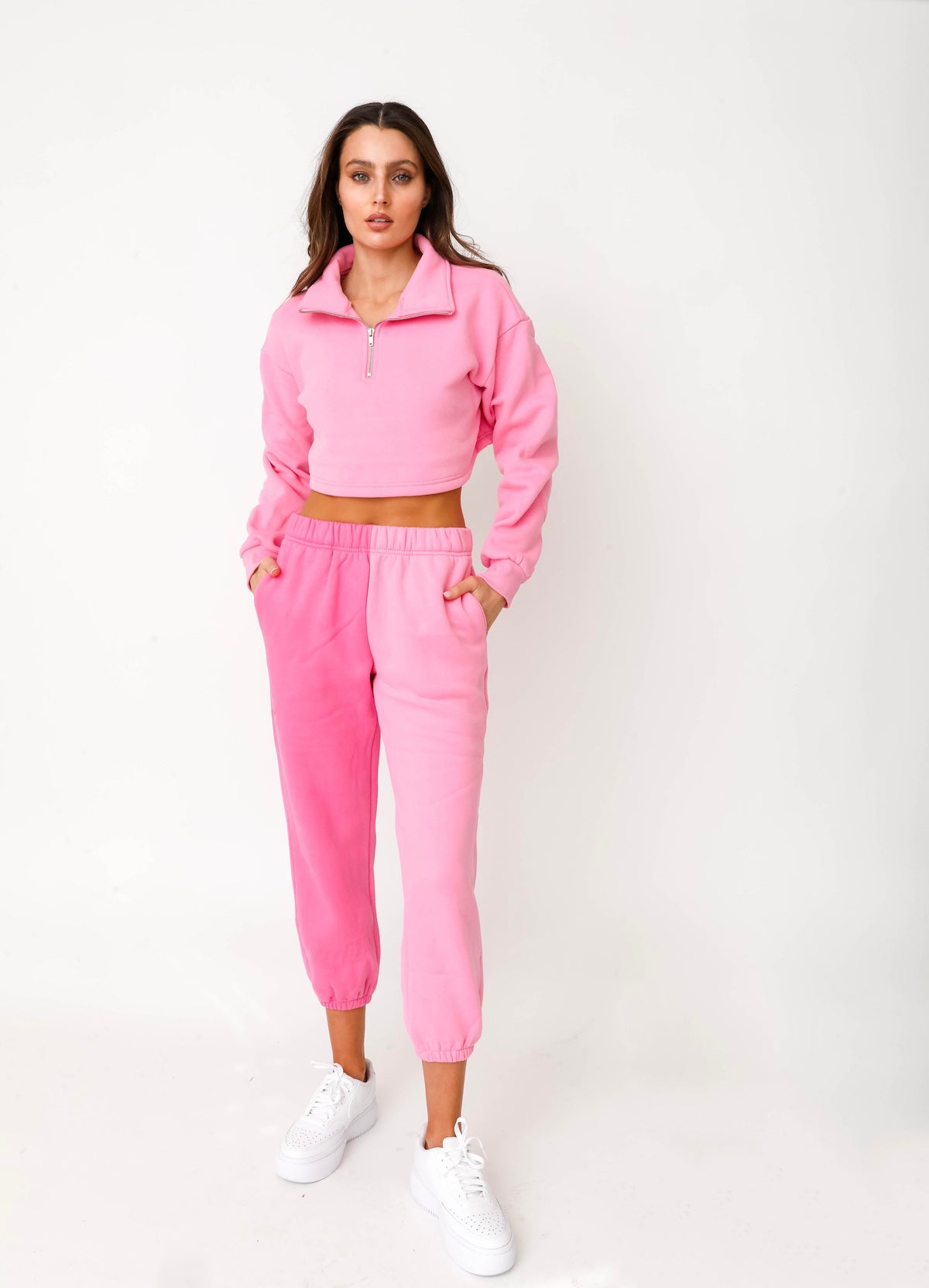 Two Tone Sweats - Pink